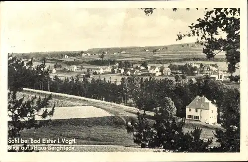 Ak Sohl Bad Elster im Vogtland, Blick auf Haus Bergfried