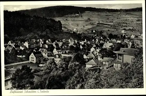 Ak Schmitten im Taunus Hessen, Panorama vom Ort