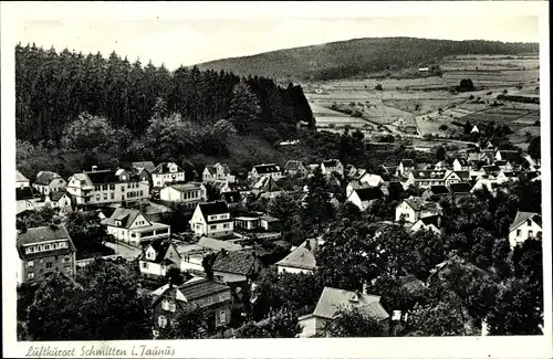 Ak Schmitten im Taunus Hessen, Blick über den Ort