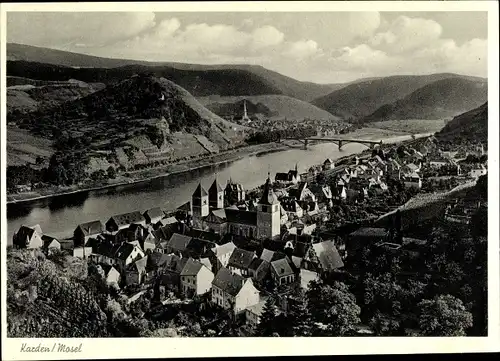 Ak Karden an der Mosel, Panorama
