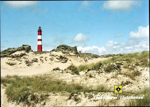 Ak Insel Amrum in Nordfriesland, Leuchtturm