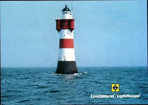 Ak Nordseebad Wangerooge in Ostfriesland, Leuchtturm Roter Sand