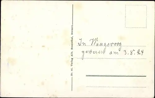 Ak Rotesand Leuchtturm