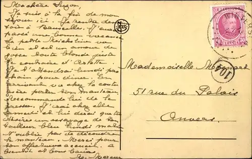 Ak Winterslag Genk Flandern Limburg, Villas d'employes