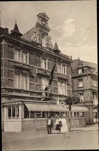 Ak Rüdesheim am Rhein, Hotel Post