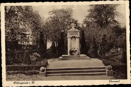 Ak Wiblingwerde im Sauerland, Ehrenmal