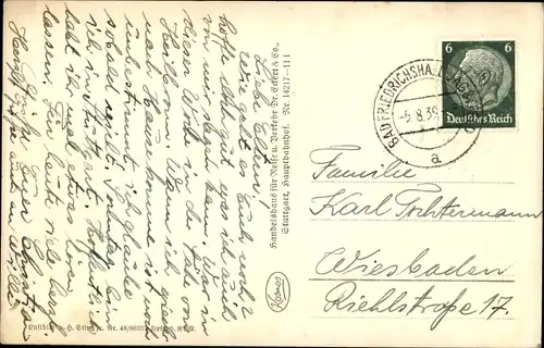 Ak Jagstfeld Bad Friedrichshall in Württemberg, Fliegeraufnahme vom Ort