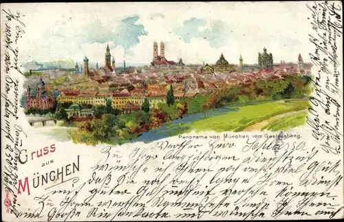 Litho München, Panoramablick