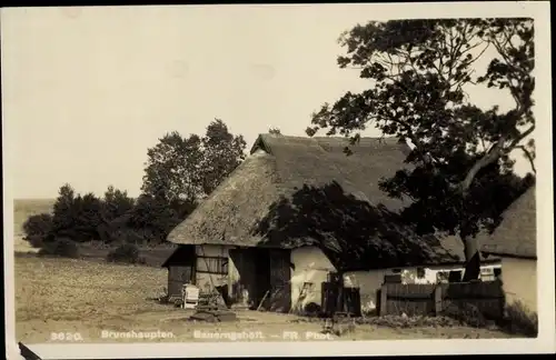 Ak Ostseebad Brunshaupten Kühlungsborn, Bauerngehöft