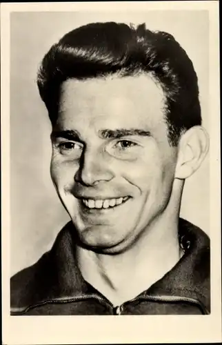 Ak Radrennfahrer Georg Stoltze, Etappensieger der Ägyptenrundfahrt 1956