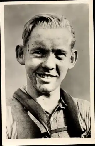 Ak Radrennfahrer Lothar Meister I, 2. Sieger der Friedensfahrt 1951