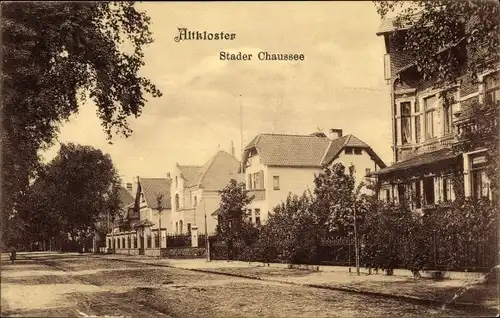 Ak Altkloster Buxtehude im Kreis Stade, Stader Chaussee