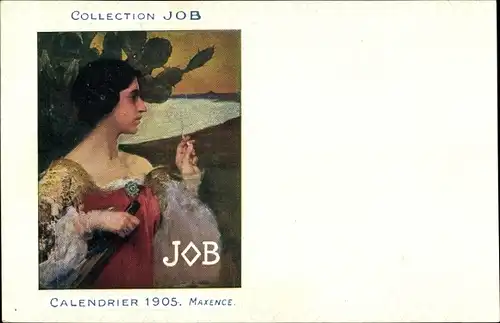 Künstler Ak Maxence, Collection JOB, Calendrier 1905