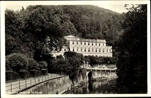 Ak Karlovy Vary Karlsbad Stadt, Parkhotel Richmond