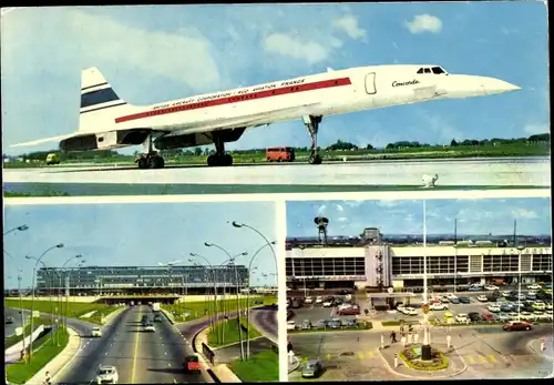 Ak Aeroport de Paris-Orly, Concorde der British Aircraft Corporation Sud Aviation France