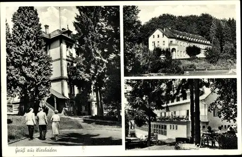 Ak Chausseehaus Wiesbaden in Hessen, Rheuma Genesungsheim Taunusblick