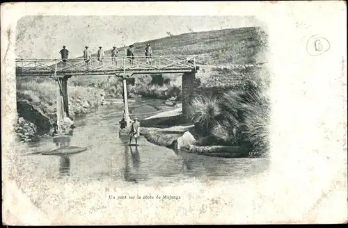 Ak Mahajanga Majunga Madagaskar, un pont sur la Route de Majunga