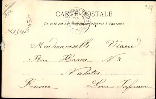 Ak Cholon Saigon Cochinchine Vietnam, Une rue, Straßenpartie