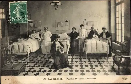 Ak Paris, Hopital Necker, Pavillon Monneret, Medecine