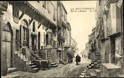 Ak Montferrand Gironde, Rue de la Rodade