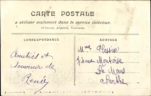 Ak Asnières sur Seine Hauts-de-Seine, Inondations Janvier 1910, Les quais de la Seine