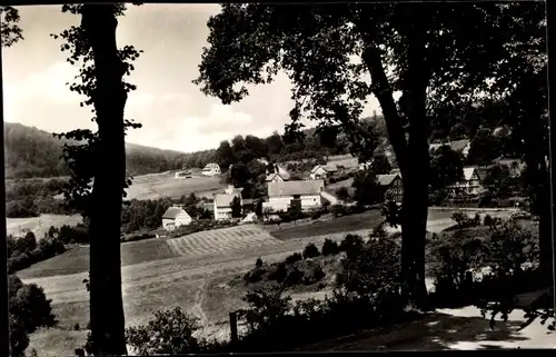 Ak Schadges Lauterbach in Hessen, Landschaftsblick, Schwesternerholungsheim Birkenruh