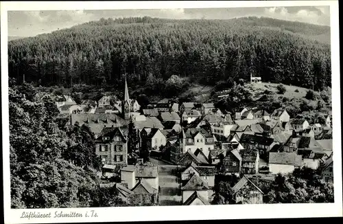 Ak Schmitten im Taunus Hessen, Blick über den Ort