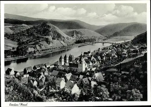 Ak Karden an der Mosel, Panorama