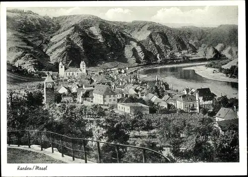 Ak Karden an der Mosel, Panorama