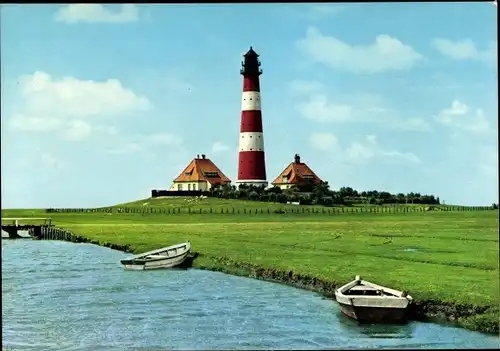 Ak Halbinsel Eiderstedt in Nordfriesland, Leuchtturm