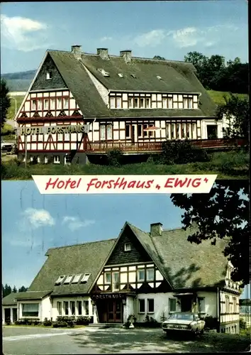 Ak Neu Listernohl Attendorn im Sauerland, Hotel Forsthaus Ewig