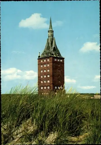 Ak Nordseebad Wangerooge in Ostfriesland, Westturm, Leuchtturm