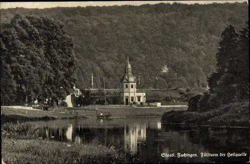 Ak Fachingen Birlenbach am Rhein, Füllturm der Hellquelle