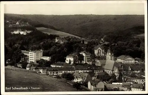 Ak Bad Schwalbach im Taunus, Blick auf den Ort