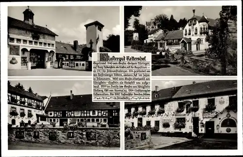 Ak Fischbach Kelkheim im Taunus, Kloster Rettershof, Café zum fröhlichen Landmann