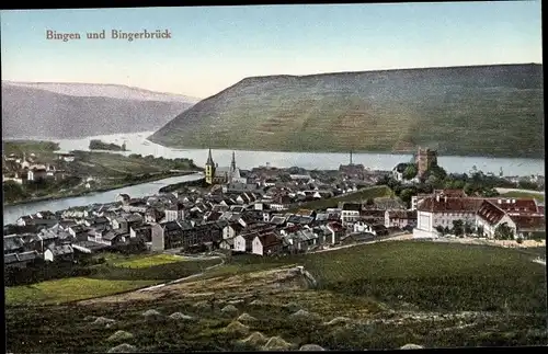 Ak Bingerbrück Bingen am Rhein, Gesamtansicht