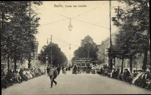 Ak Berlin Mitte, Unter den Linden