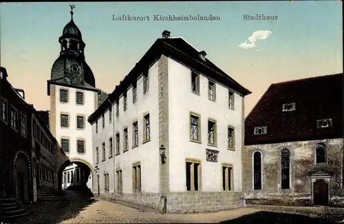 Ak Kirchheimbolanden in der Pfalz, Stadthaus