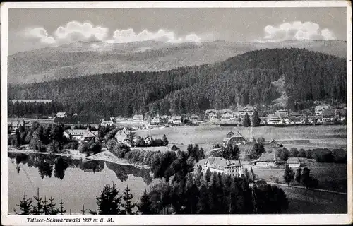 Ak Titisee Neustadt im Breisgau Hochschwarzwald, Ort mit Umgebung