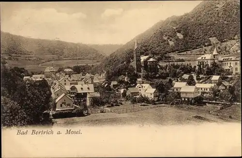 Ak Bad Bertrich an der Mosel Eifel, Teilansicht