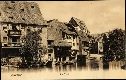 Ak Nürnberg in Mittelfranken, Am Sand