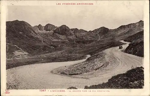 Ak Andorra, La Montee vers le Col d'Envalira