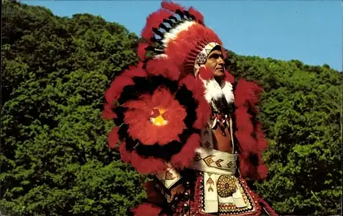 Ak Chief Henry, Indian Dress, Indianer, Federbusch