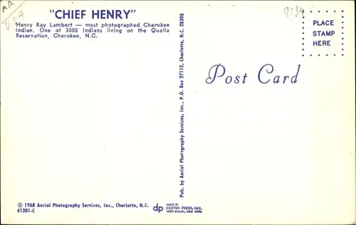 Ak Chief Henry, Indian Dress, Indianer, Federbusch