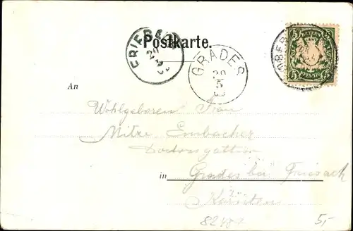 Ak Oberammergau in Oberbayern, Haus des Rochus und Anton Lang, Passionsspiel 1900