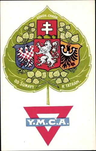 Wappen Ak Tschechien, YMCA, Zakon. Chran, Od Sumavy k Tatram
