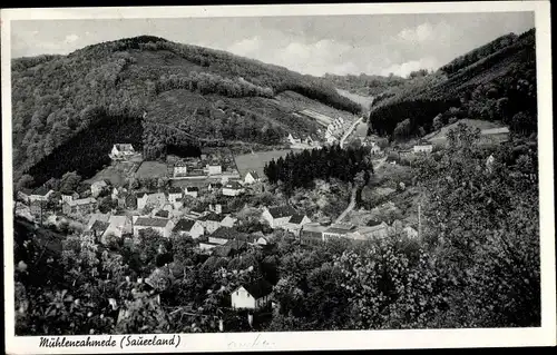 Ak Mühlenrahmede Altena im Märkischen Kreis, Panorama