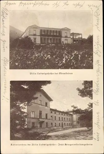 Ak Edenkoben an der Haardt Pfalz, Villa Ludwigshöhe, Kavalierbau