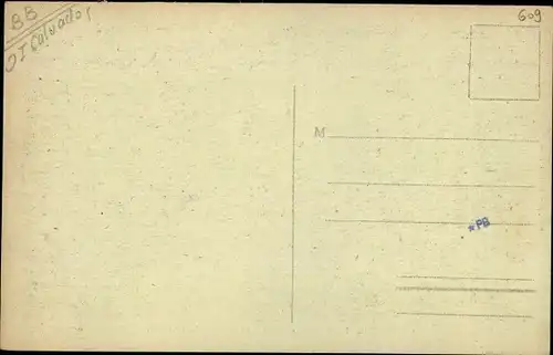 Ak Le Mesnil Guillaume Calvados, le Château côté sud est