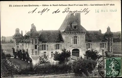 Ak Le Mesnil Guillaume Calvados, le Château